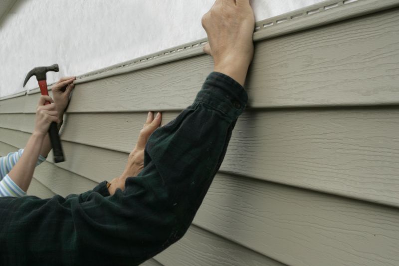 Attaching Siding to the Wall